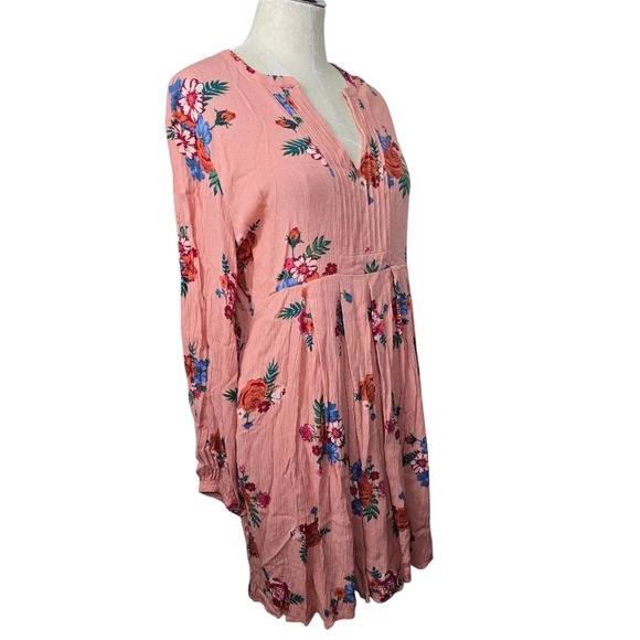 Matilda Jane Let's Go Out Floral Long Sleeves Dress M - Picture 3 of 8